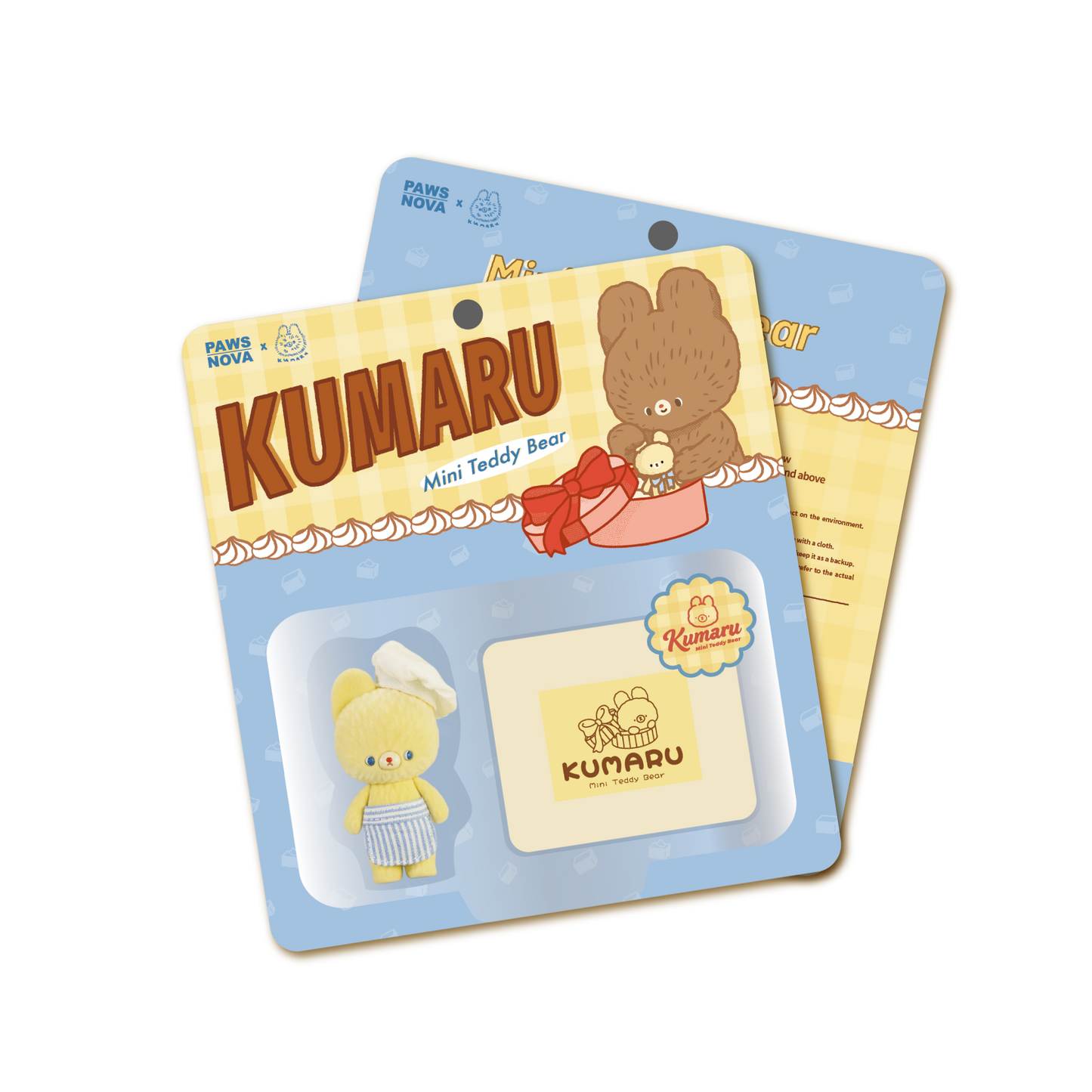 Kumaru Mini Teddy Bear Chef Carded Figure