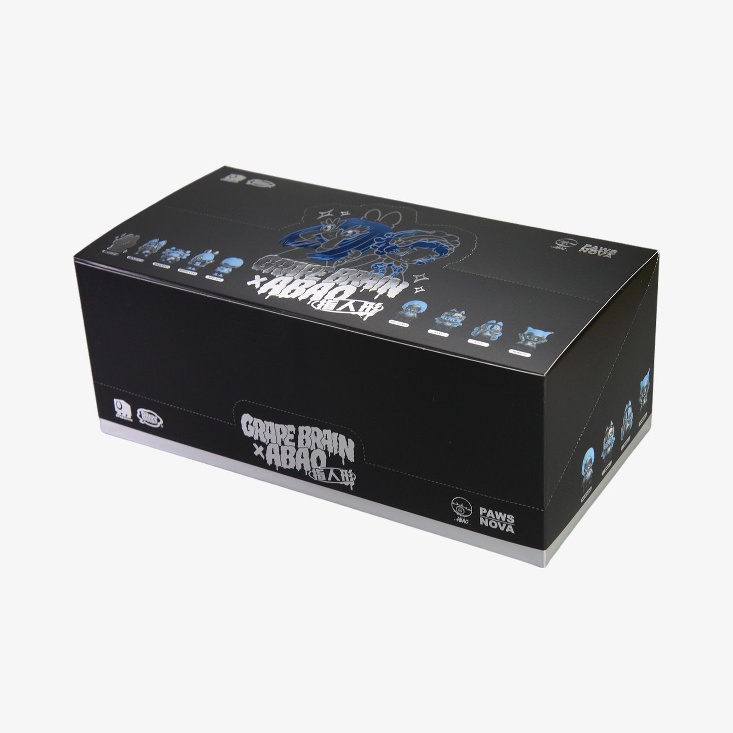 GRAPE BRAIN x ABAO BLINDBOX (SILVER AND BLUE)