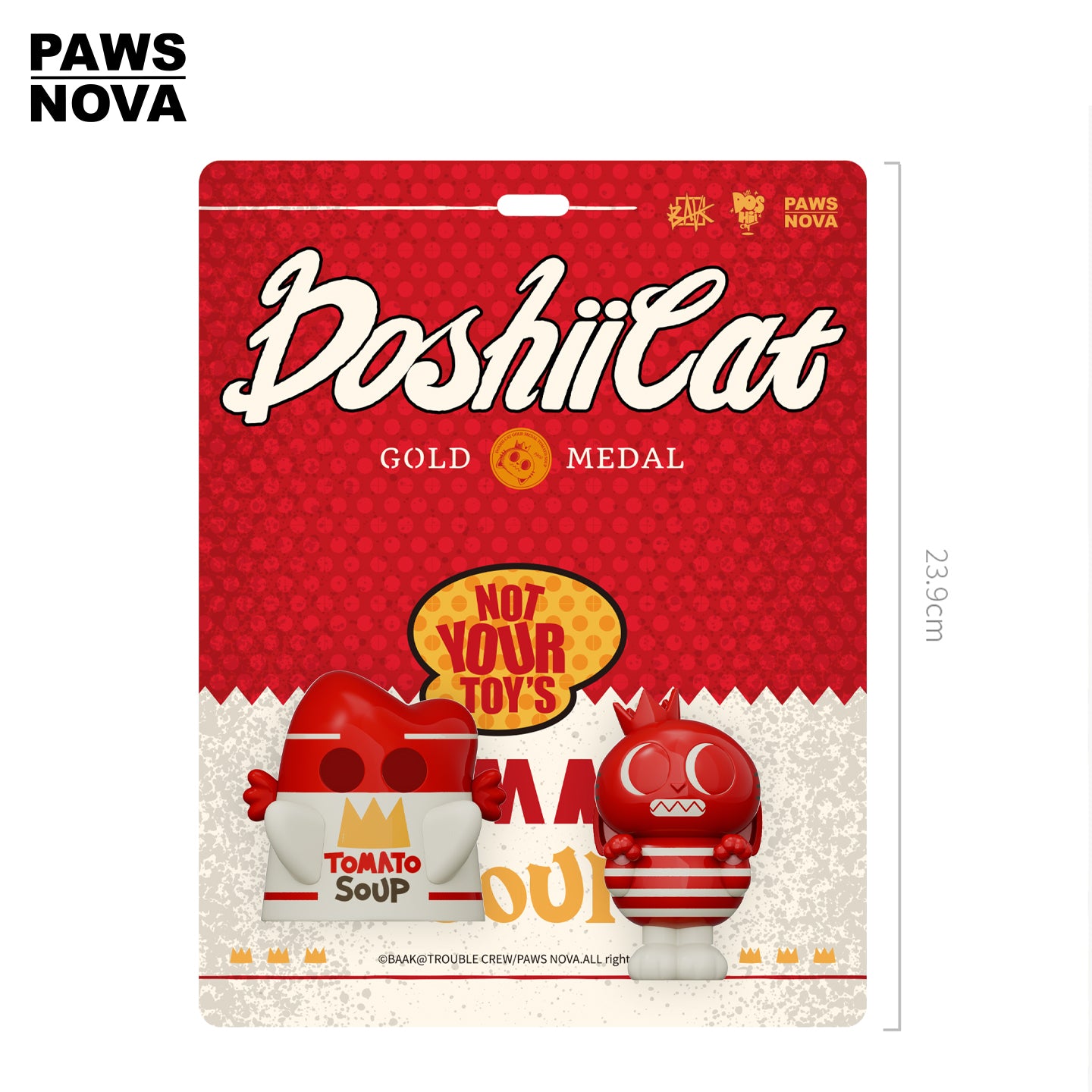 DoshiiCat Tomato Soup Mini Carded Figure