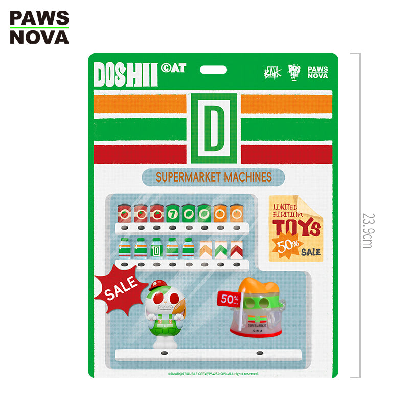 DOSHII CAT SUPER MARKET figurine