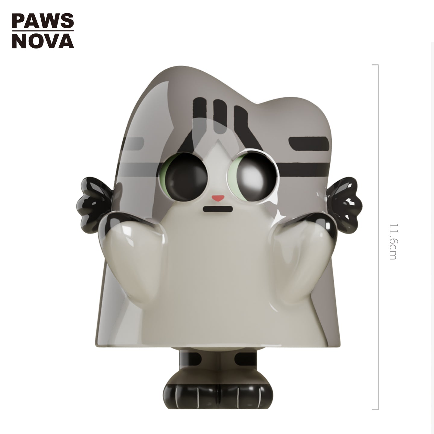 Trouble Crew DoshiiCat Standing Tabby Cat Figure