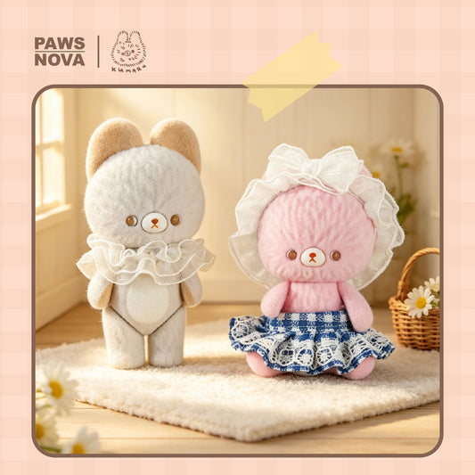Kumaru Mini Teddy Bear Lace Outfit Carded Figure
