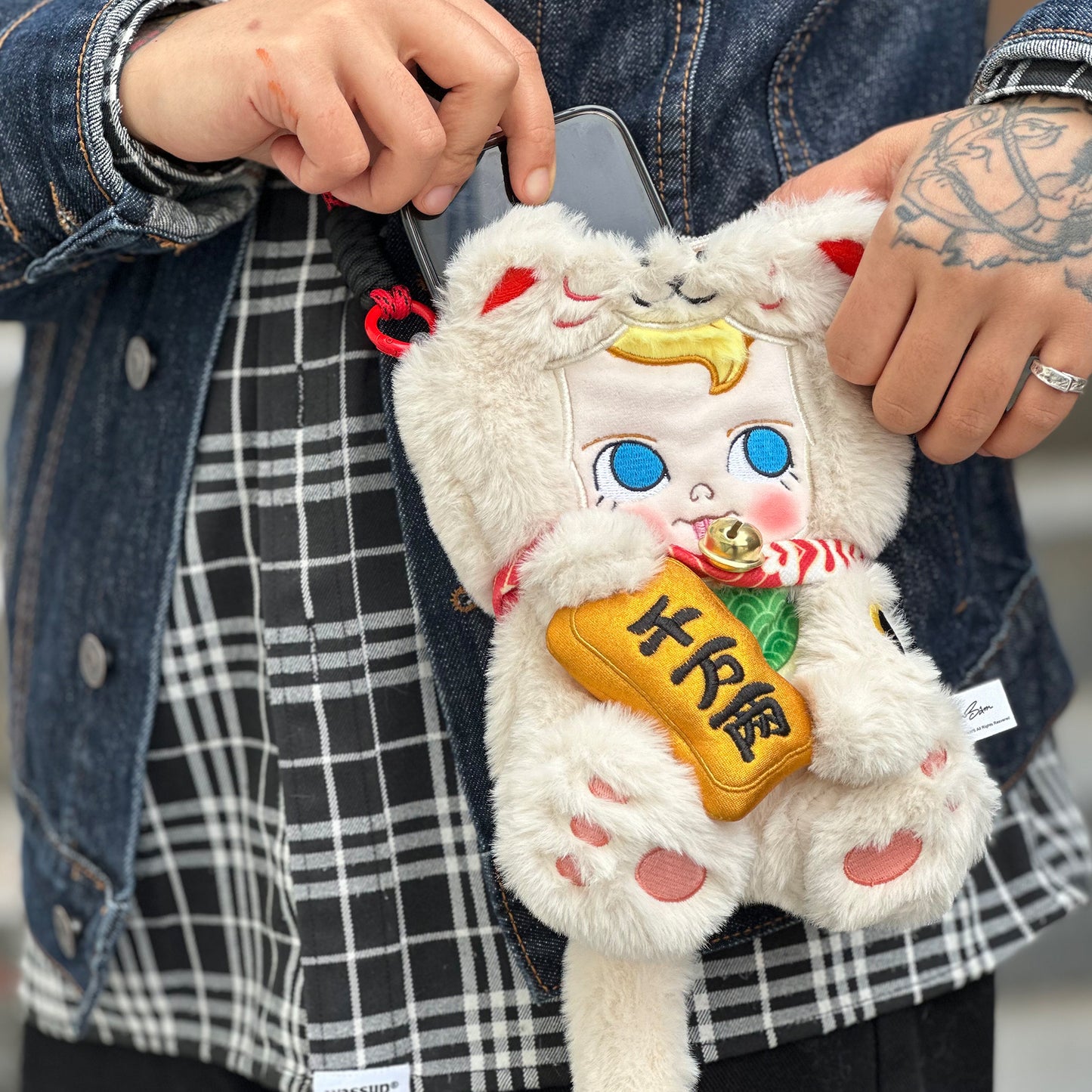 FORTUNE CAT SAMSAM Small Shoulder Bag