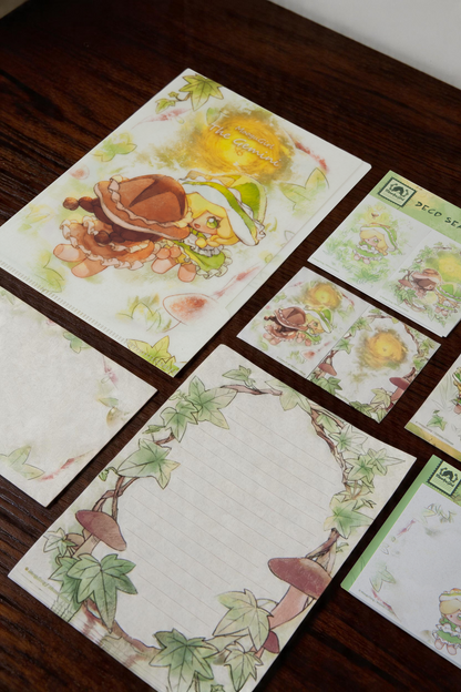 MooguGirl 6-Piece Illustrated Stationery Set