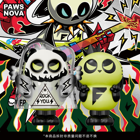 DoshiiCat Fire Panda Figurine