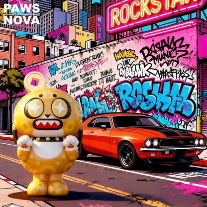 DOSHIICAT WHAT GOES AROUND COMES AROUND figurine