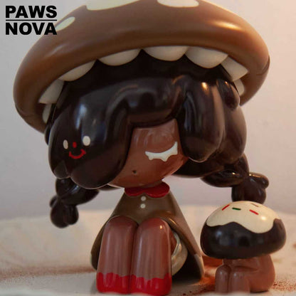 MUSHROOM GIRL&LITTLE MUSHROOM PVC FIGURINE