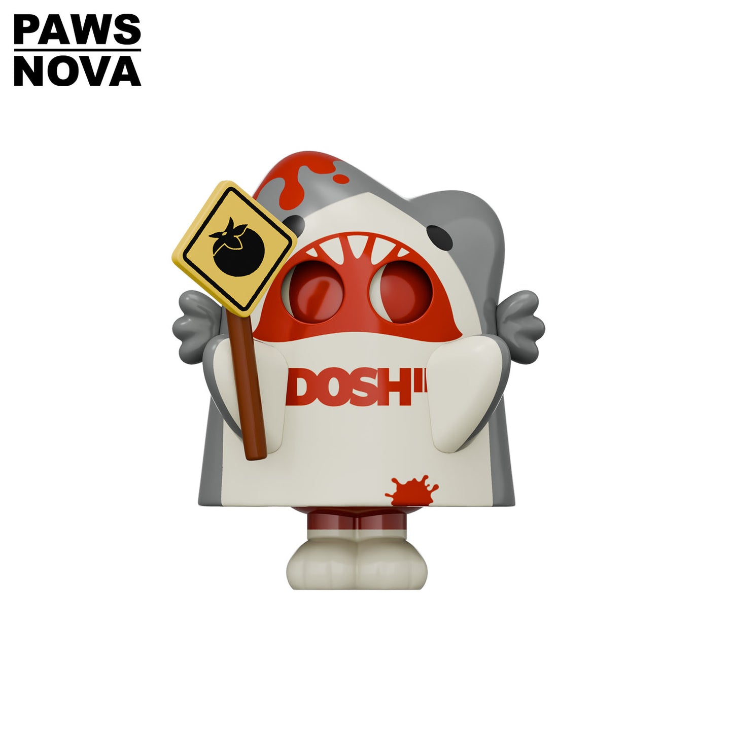 DOSHII CAT Beat Tomatoes Figurine