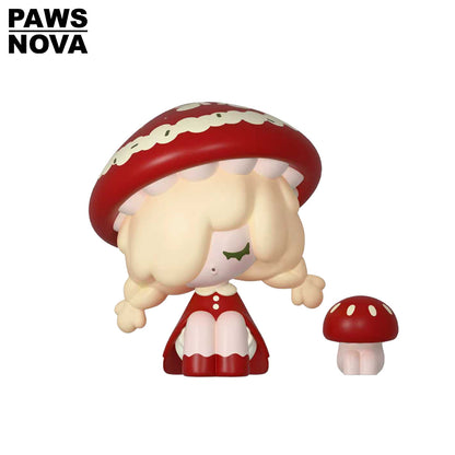 MUSHROOM GIRL&LITTLE MUSHROOM PVC FIGURINE