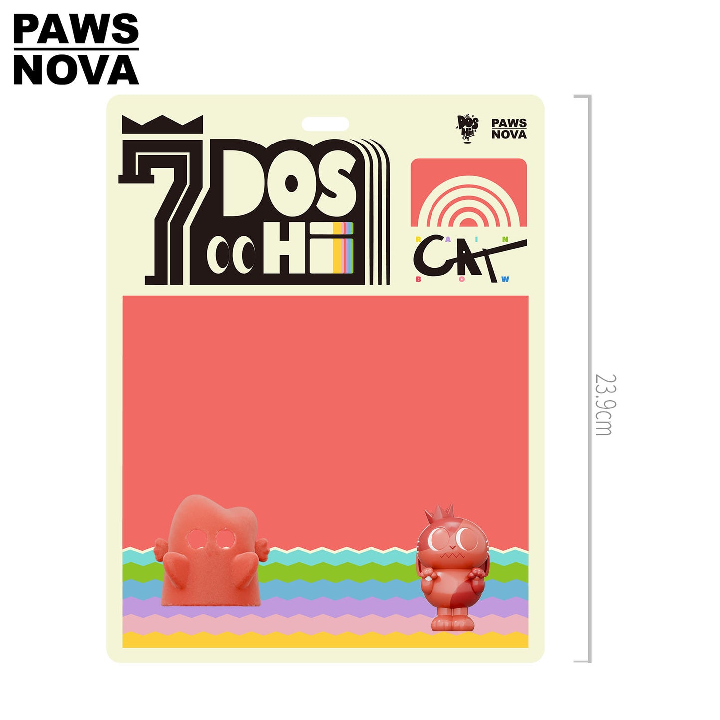 DOSHII CAT Rainbow Series figurine