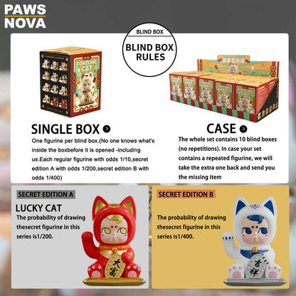 SAMSAM FORTUNE CAT BLIND BOX DECORATION 2.0
