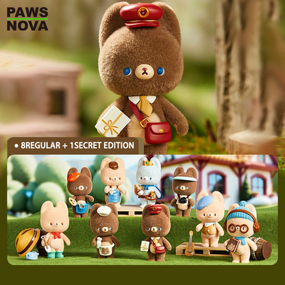 KUMARU The Little Dreamer Flocked Blind Box Figure – Soft Collectible Toy for Desk Decor and Gifts