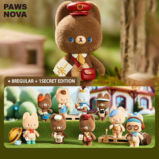 KUMARU The Little Dreamer Flocked Blind Box Figure – Soft Collectible Toy for Desk Decor and Gifts