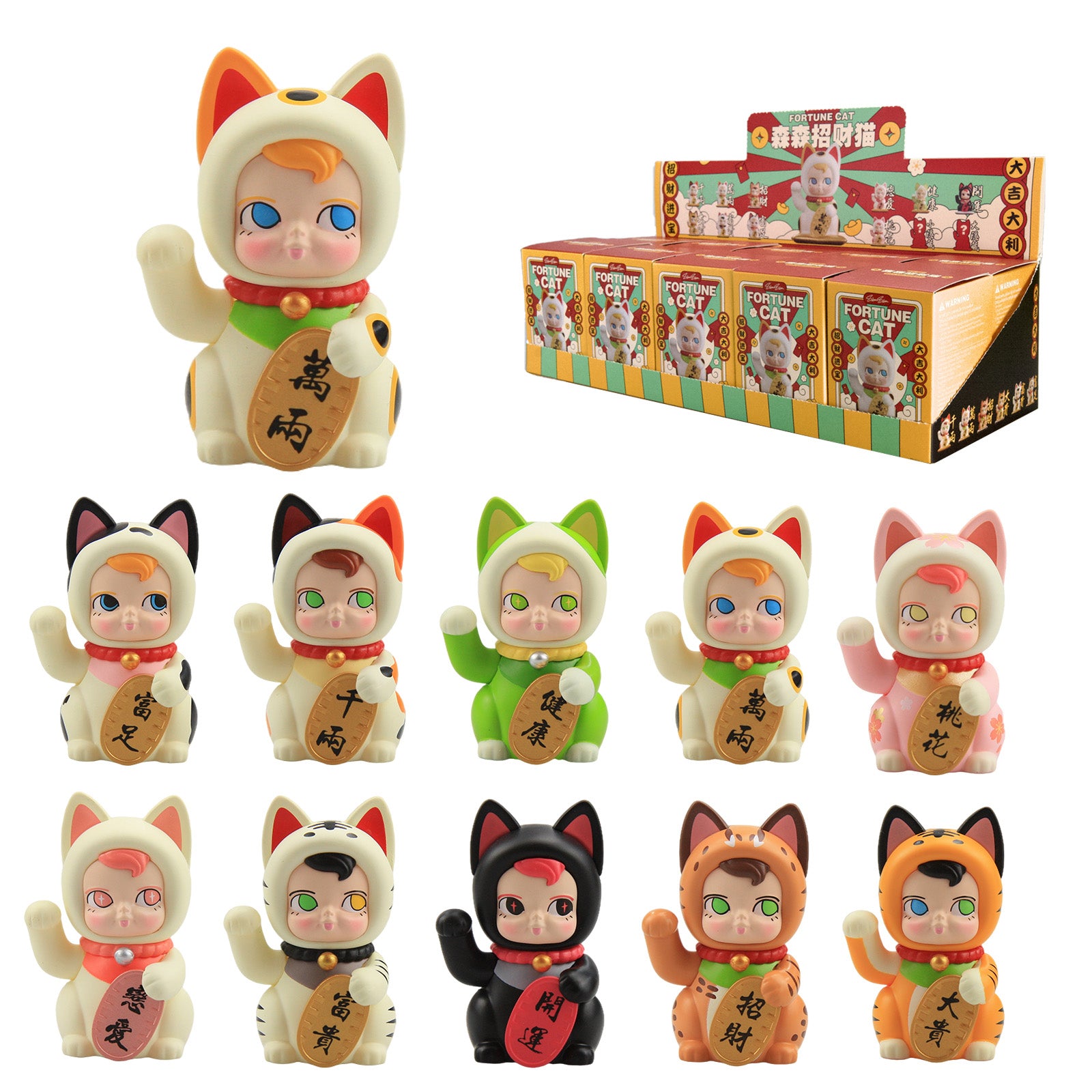 Static / スタティック Fortunes Fated 1点物 キャンバス SAMSAM FORTUNE CAT BLIND BOX DECORATION 1.0 | PAWS