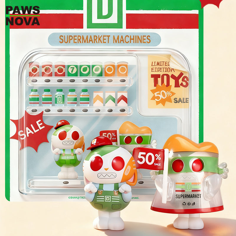 DOSHII CAT SUPER MARKET figurine