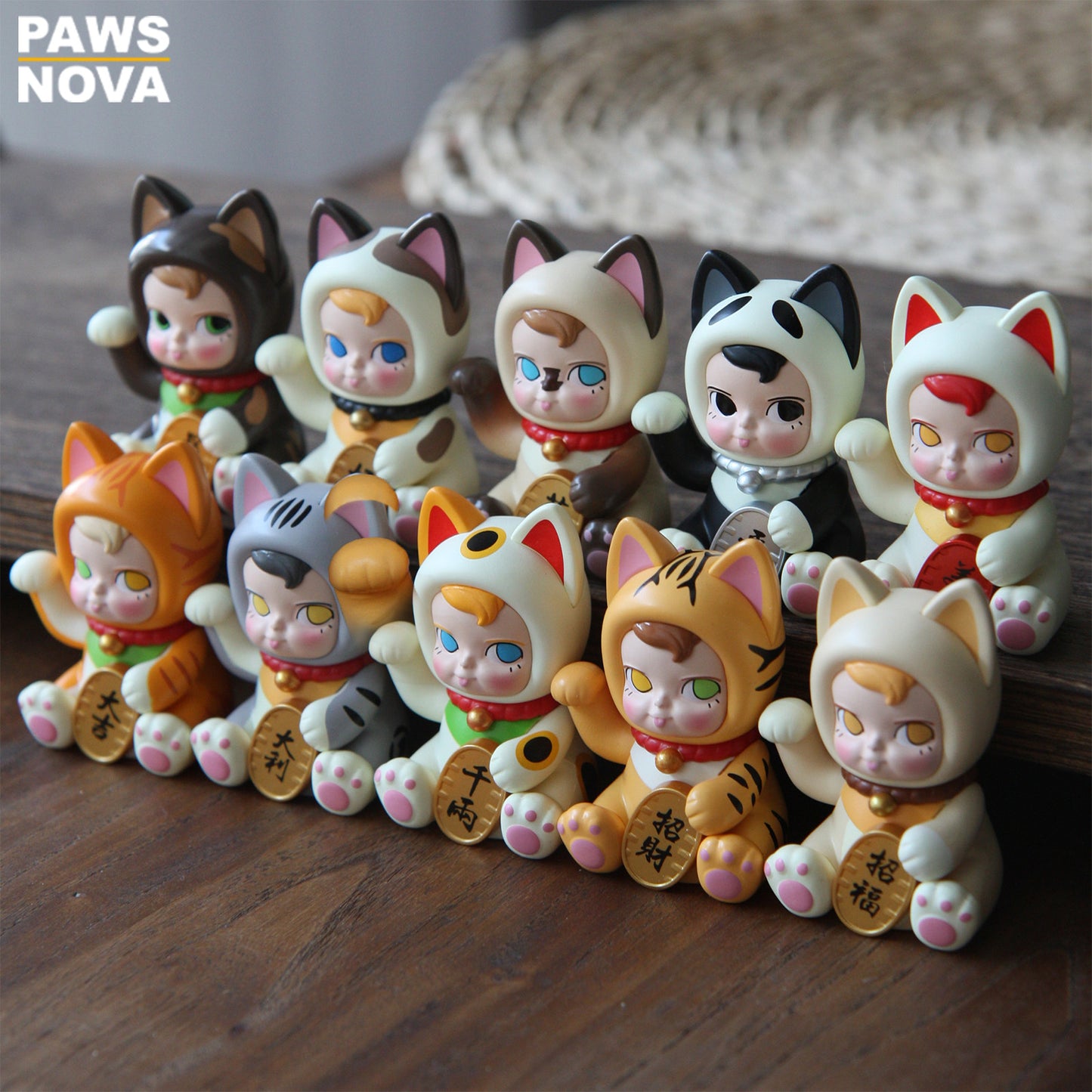 SAMSAM FORTUNE CAT BLIND BOX DECORATION 2.0