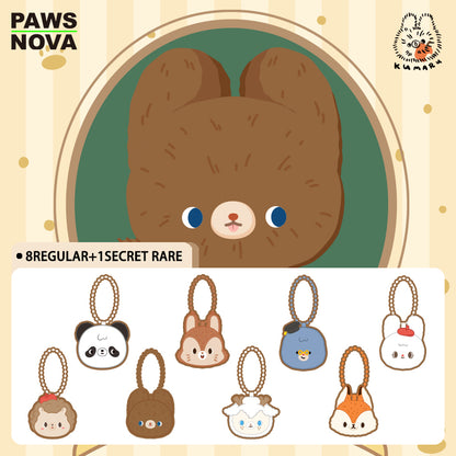 KUMARU AND FRIENDS PlushRefrigeratorMagnet Kevchain Pouch