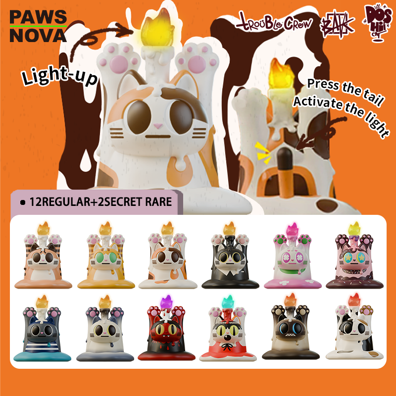 DOSHIICAT Candlelight Night Lamp Blind Box