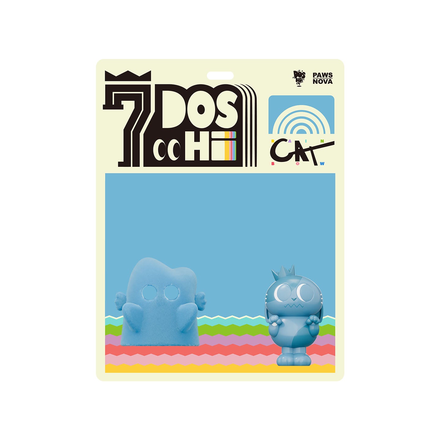 DOSHII CAT Rainbow Series figurine