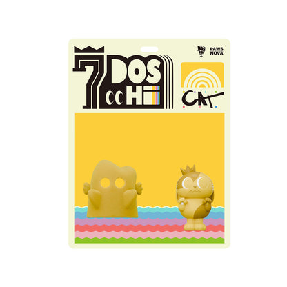 DOSHII CAT Rainbow Series figurine
