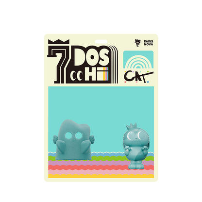 DOSHII CAT Rainbow Series figurine