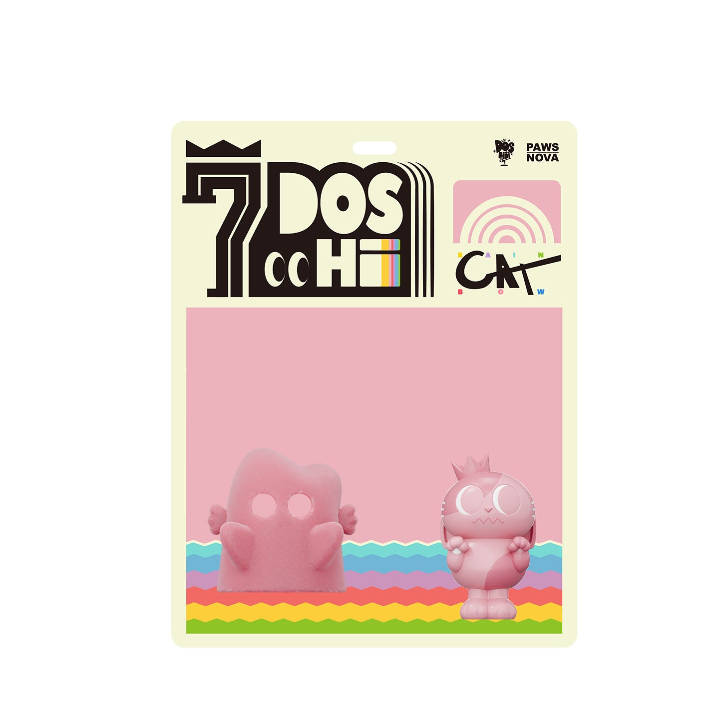 DOSHII CAT Rainbow Series figurine