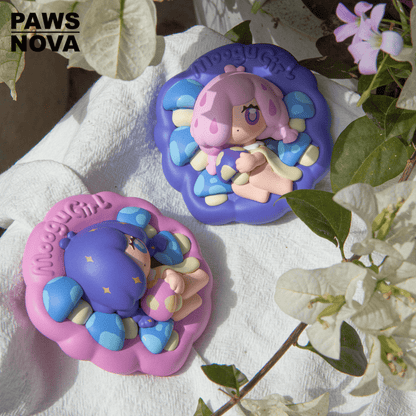 Pawsnova MooguGirl 3D Relief Fridge Magnet Blind Box Series