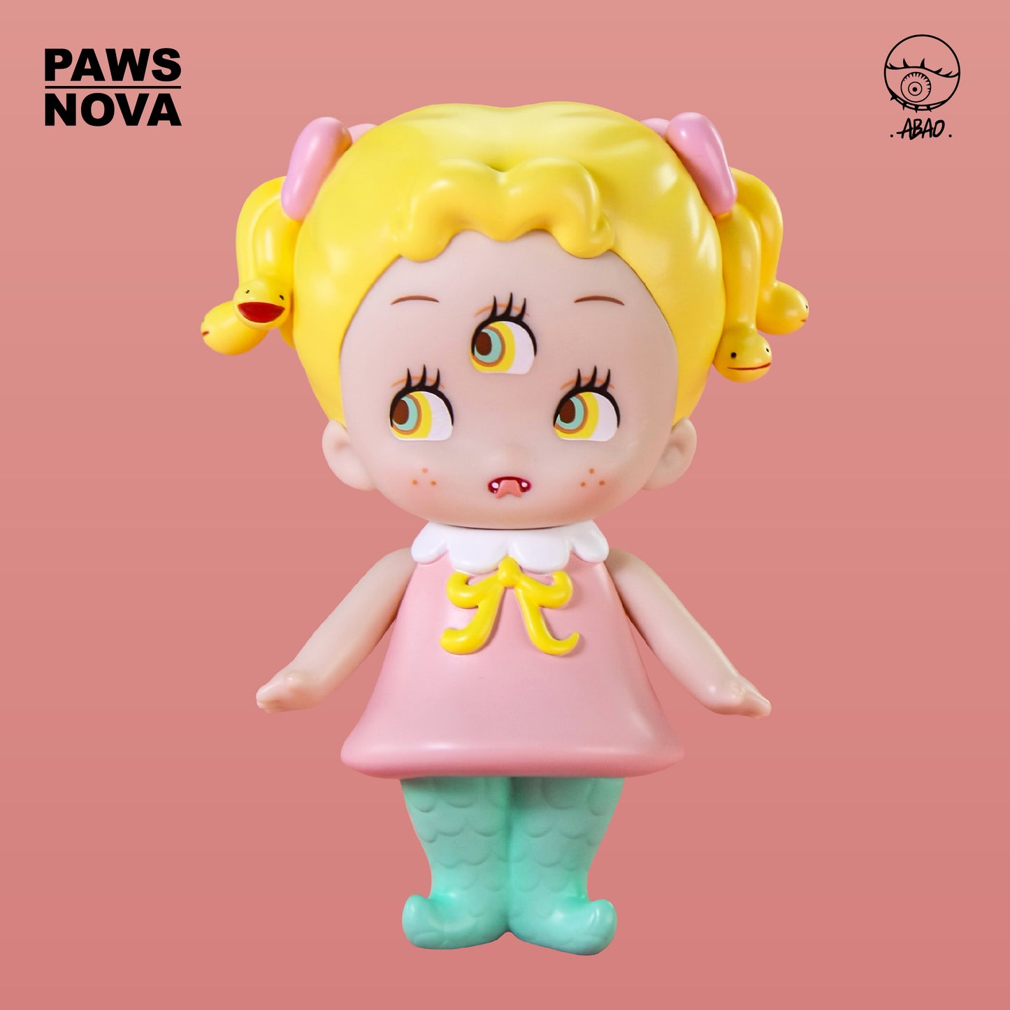 ABAO Baby Medusasa and Baby Dassi Designer Art Toy Figure