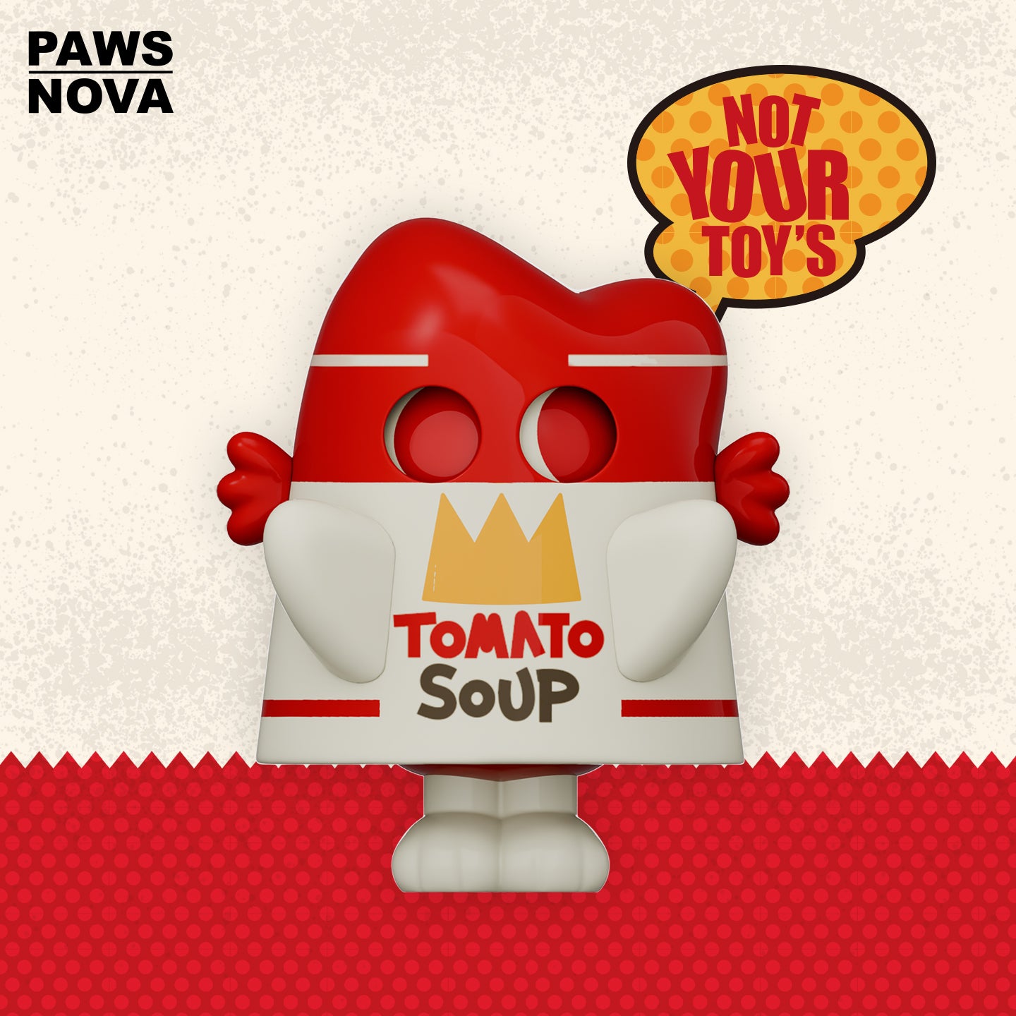 DoshiiCat Tomato Soup Mini Carded Figure