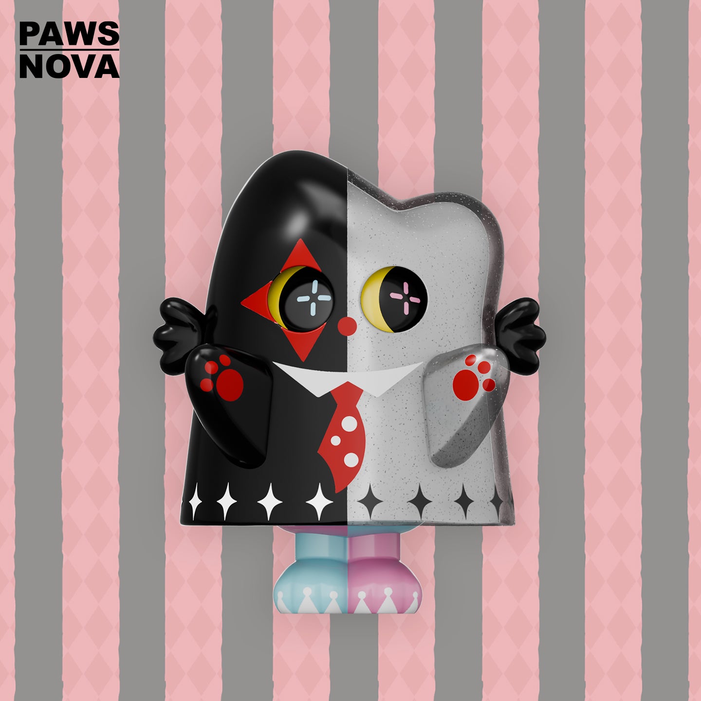 DoshiiCat Clown Cat Figurine