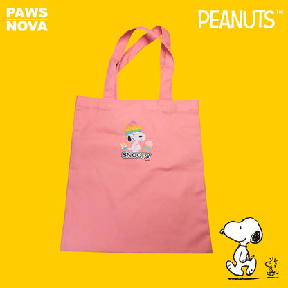 SNOOPY Peanuts 75th Anniversary Canvas Tote Bag