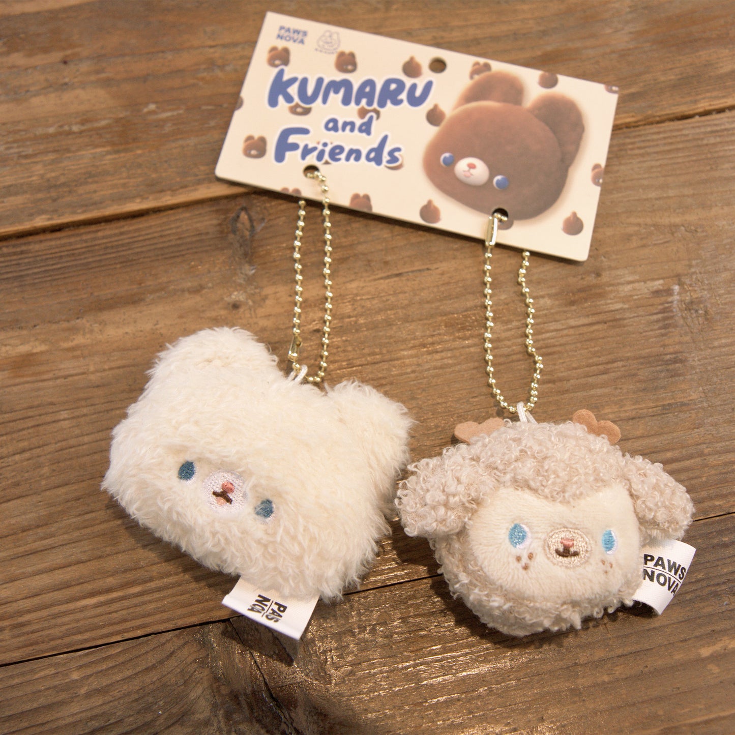 Kumaru And Friends Plush refrigerator magnet ornament
