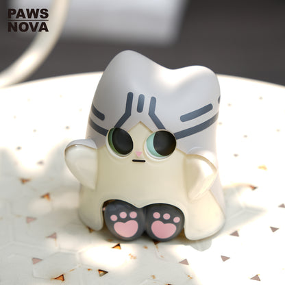 Trouble Crew DoshiiCat Sitting Tabby Cat Figure