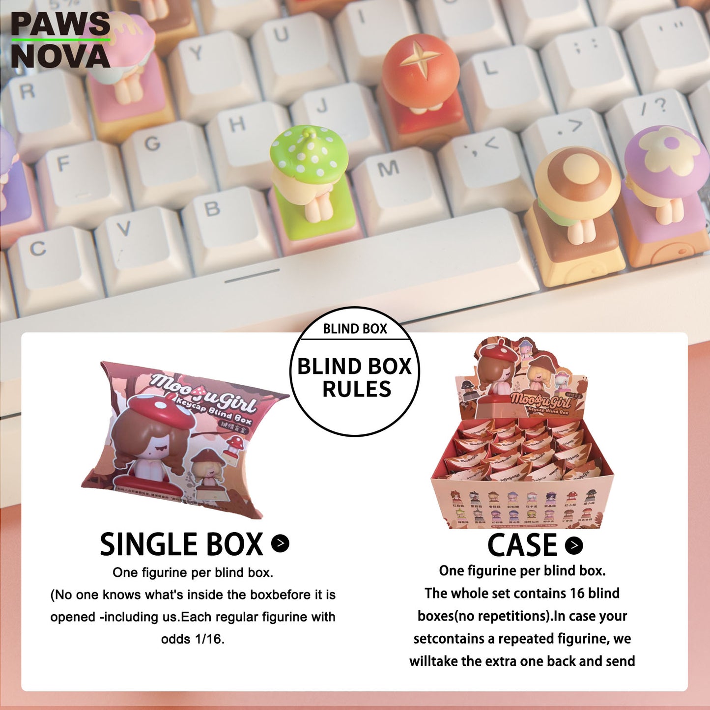 MooguGirl Keycap Blind Box