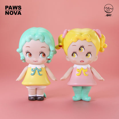 ABAO Baby Medusasa and Baby Dassi Designer Art Toy Figure