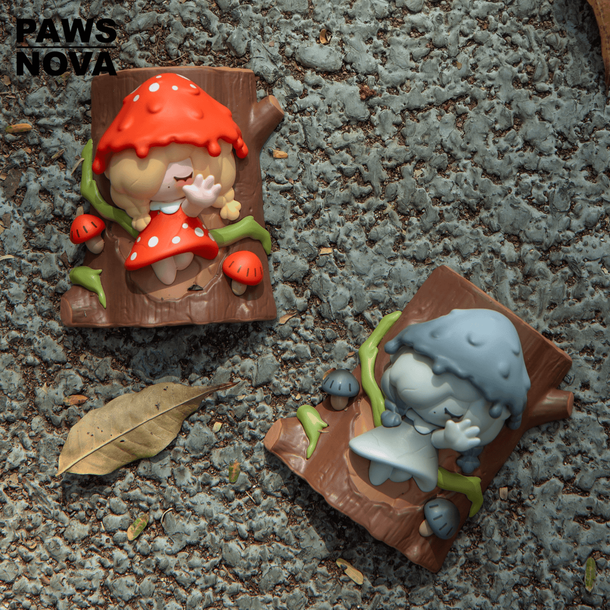 Pawsnova MooguGirl 3D Relief Fridge Magnet Blind Box Series