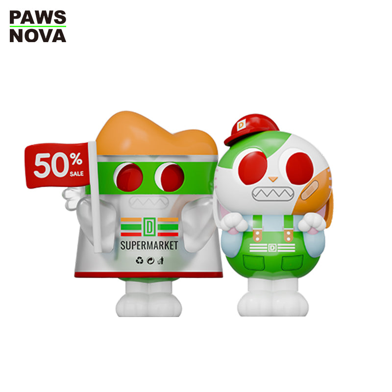 DOSHII CAT SUPER MARKET figurine