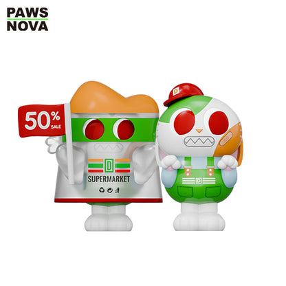 DOSHII CAT SUPER MARKET figurine