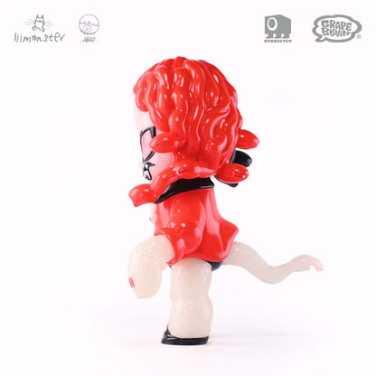 ABAO x GRAPE BRAIN Mimimisasa (Red Rhythm Ver.) Sofubi Figure