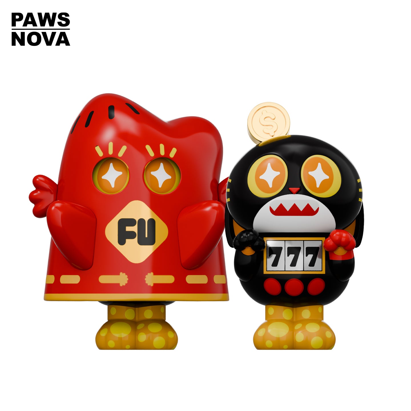 DoshiiCat DaFuBao Cat Figurine
