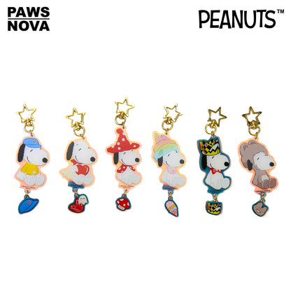 Snoopy Peanuts 75th Anniversary Acrylic Keychain Pendant