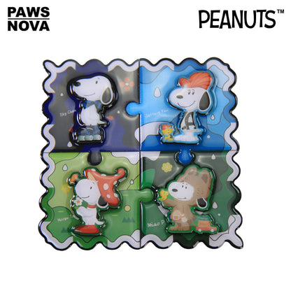 Snoopy 75th Anniversary Artist Series Magnetic Puzzle Fridge Magnet