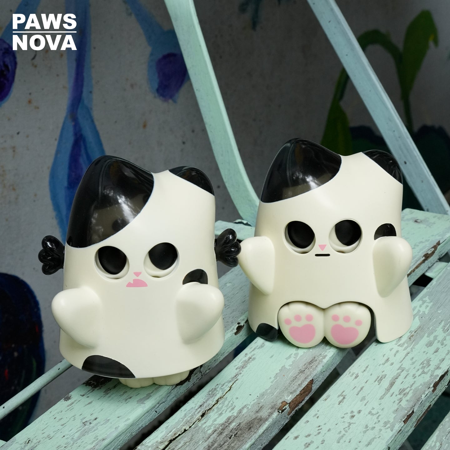 Trouble Crew DoshiiCat Standing Cow Cat Figure