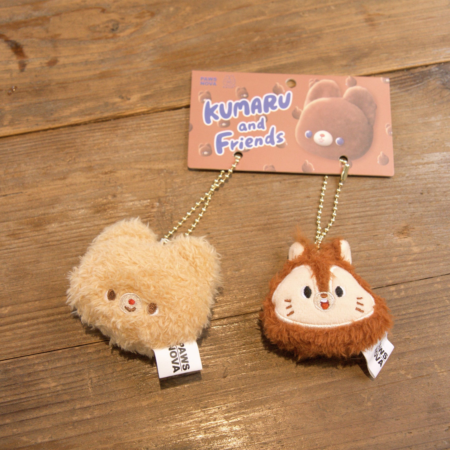 Kumaru And Friends Plush refrigerator magnet ornament