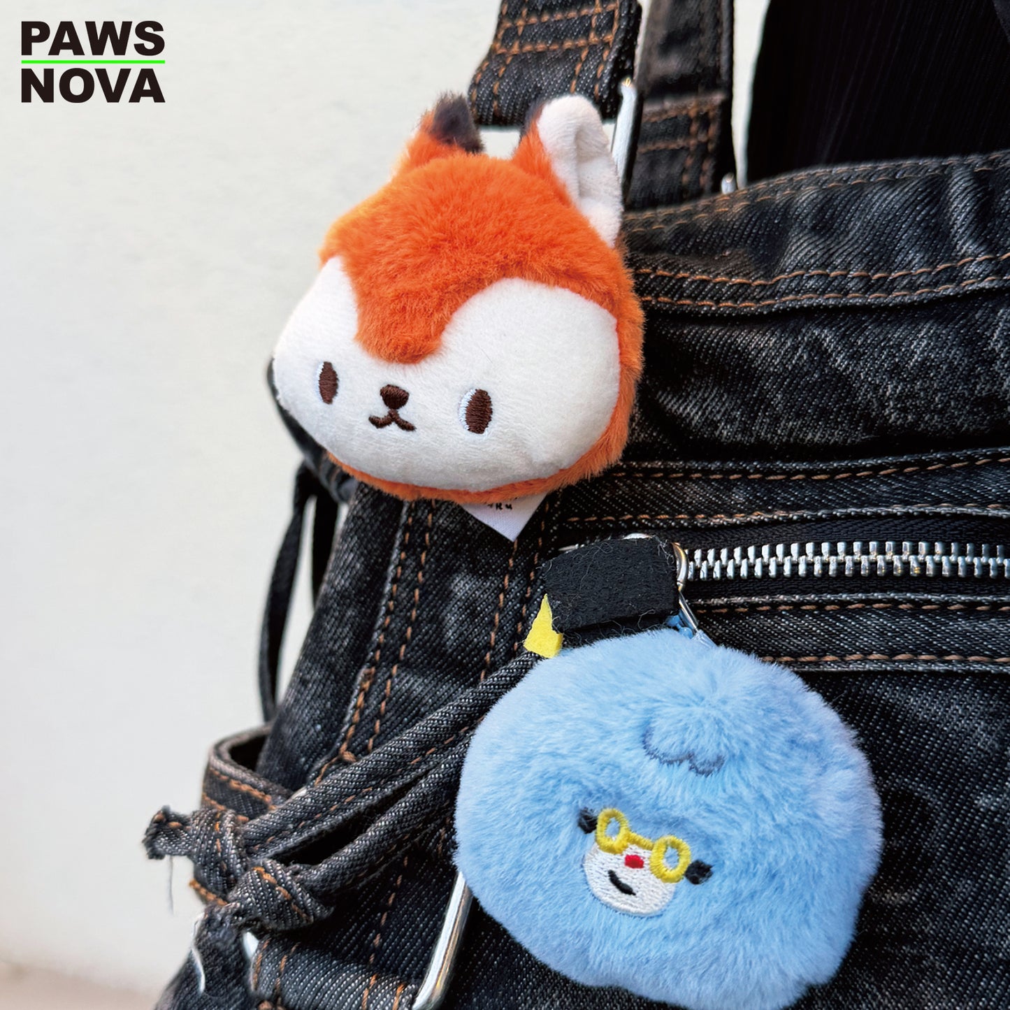 KUMARU AND FRIENDS PlushRefrigeratorMagnet Kevchain Pouch