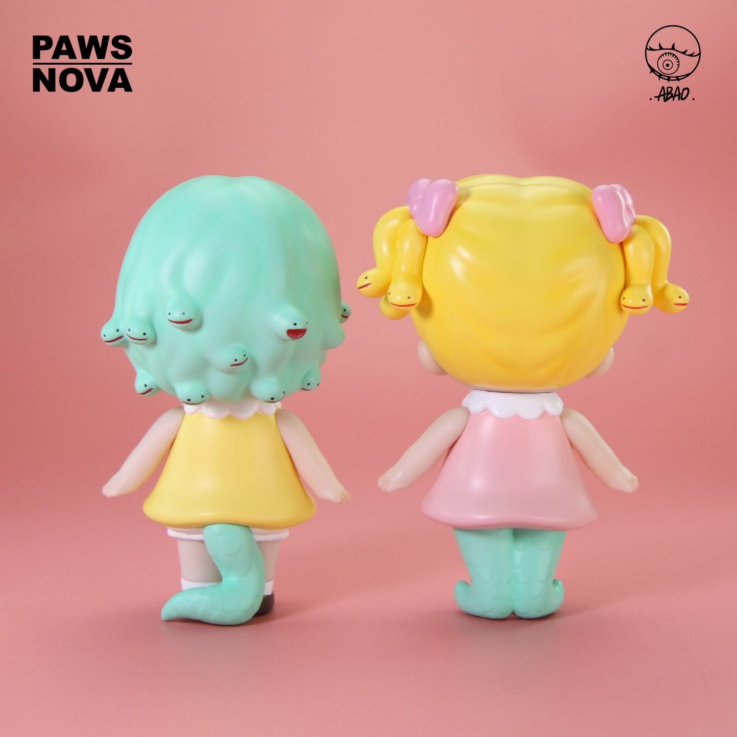 ABAO Baby Medusasa and Baby Dassi Designer Art Toy Figure