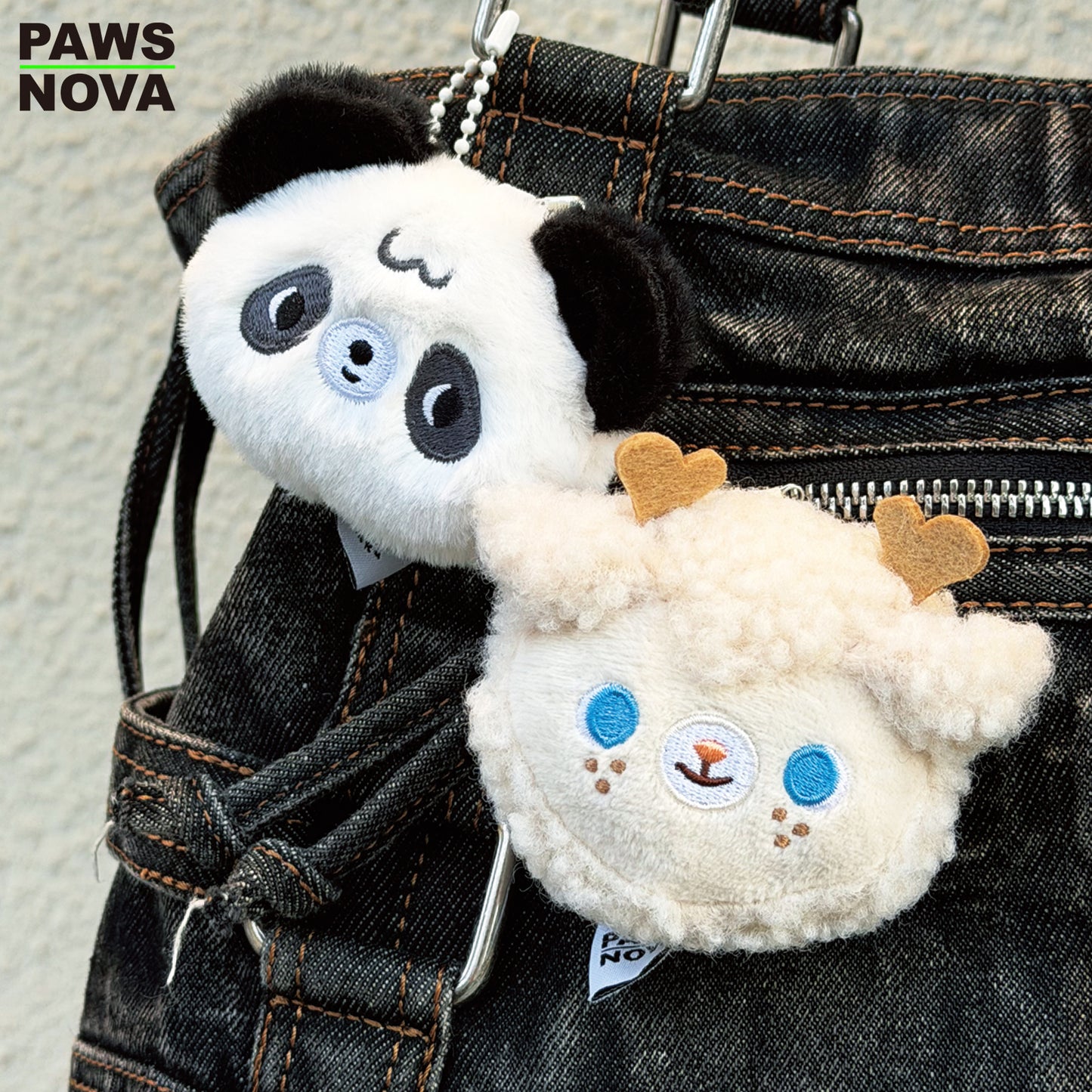 KUMARU AND FRIENDS PlushRefrigeratorMagnet Kevchain Pouch