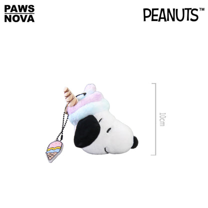 Snoopy Peanuts 75th Anniversary Plush & Acrylic Keychain