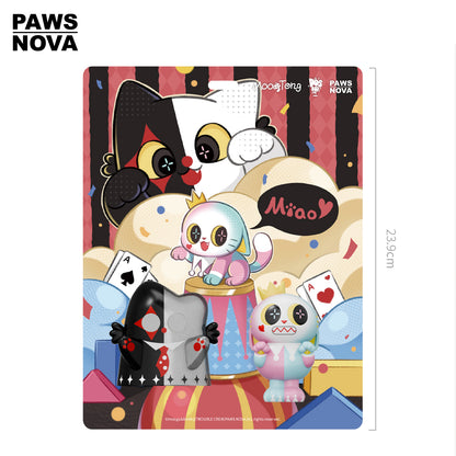 DoshiiCat Clown Cat Figurine