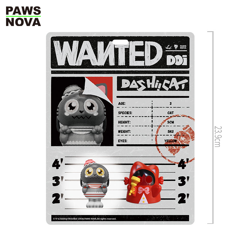 DOSHII CAT WANTED figurine